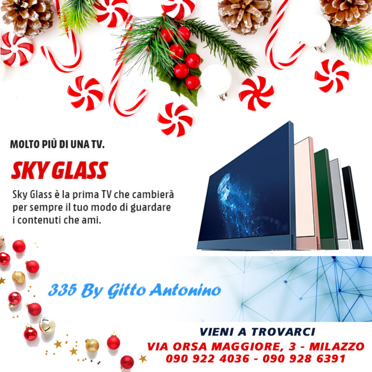 Promo Sky Glass – Da 335 by Gitto a Milazzo