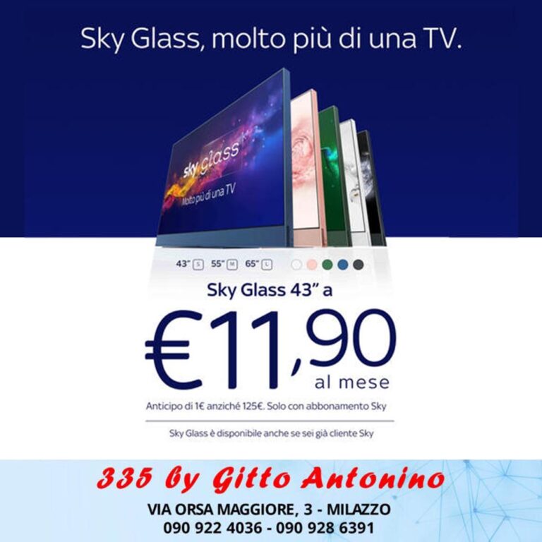 Sky Glass, molto più di una TV da 335 by Gitto