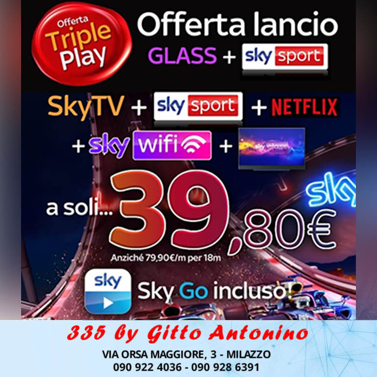 Triple Play di Sky Wifi: Tv, internet e voce