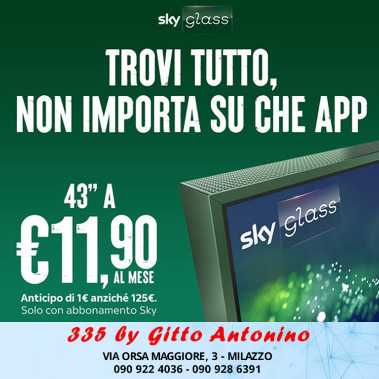 Sky Glass. Trovi tutto, non importa su che APP