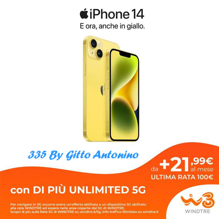 iPhone 14 nel nuovo colore giallo